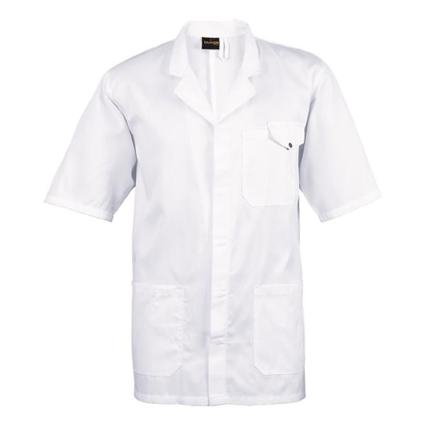 All-Purpose Short Sleeve Lab Coat - Available in: White