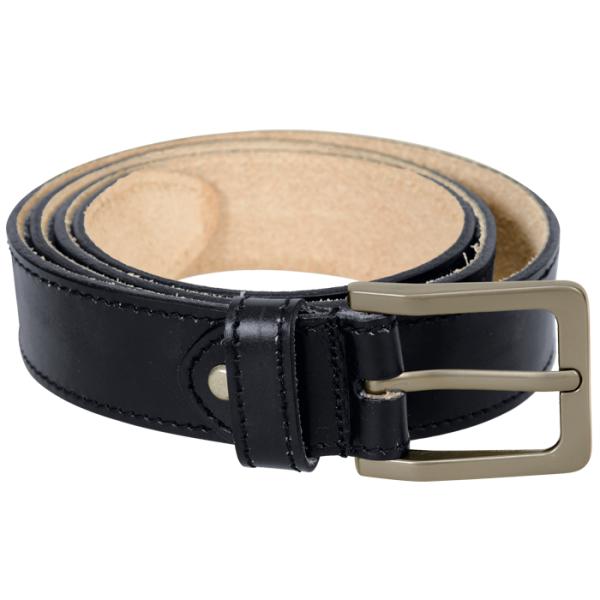 Work Wear Leather Belt - Available in: Black