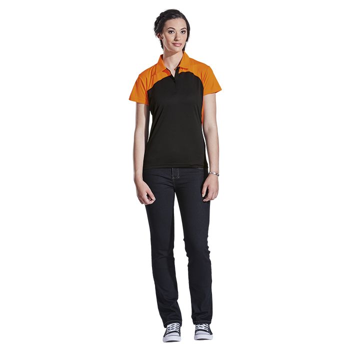 Ladies Torpedo Golfer - Avail in: Black/Lime, Black/Vivid Orange