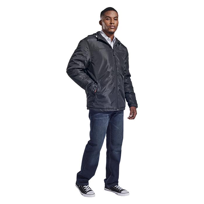 Mens Cooper Jacket - Avail in: Black/Silver or Navy/Silver
