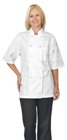 Chef Basics Chef Coat Short Sleeves White