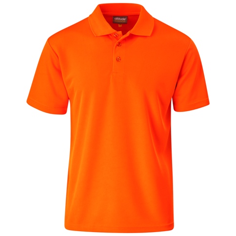 Sector Hi-Viz Polyester Golf Shirt - Avail in Lumo Green, Yellow