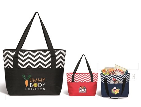 Ripple Tote Cooler - Black, Navy or Red