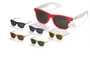 SunnyVale Sunglasses - Black, Blue, Lime, Orange, Red or Yellow