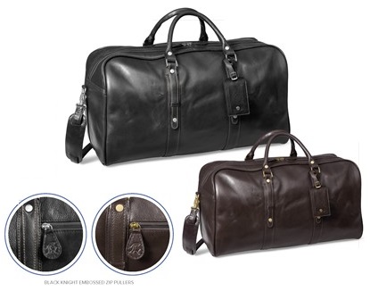 Gary Player Luxury Leather Weekend Bag - Avail in: Black or Brow