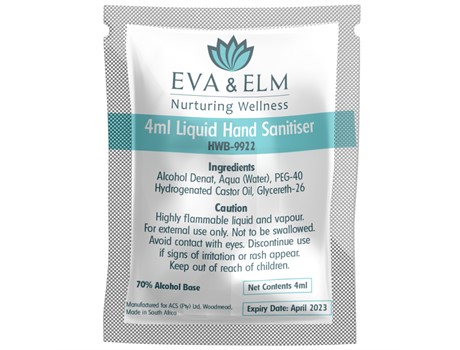 Eva & Elm Buxton Liquid Hand Sanitiser - 4Ml
