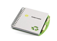 Bonaire Eco-Logical Notebook  - Available in Black, Blue, Green,
