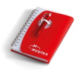 Tribune Notebook  - Available in Red, White or Turquoise
