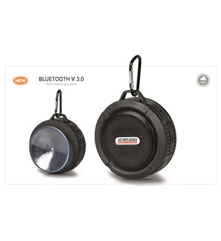 Splash Waterproof Bluetooth Speaker - Black