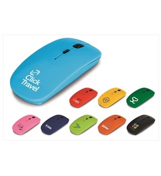 Omega Wireless Optical Mouse - Black, Blue, Green, Lime, Light B