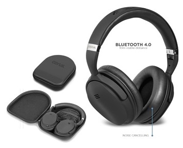 New York Bluetooth Noise-Cancelling Headphones SC - Black