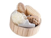 Rounded Natural Earth Beauty Basket