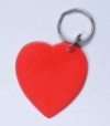 Heart shape keyring - Customised Keyring