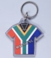 T-shirt clear - takes printed insert - Customised Keyring