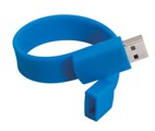 USB storage drive wrist band - 512mb - Available in Blue or Oran