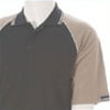 5 Tone Polo Golf Shirt - Black/Stone/White