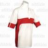 Europa Golf Shirt - White/Red