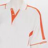 League Golf Shirt - White/Orange