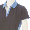 Ladies Summer Polo Golf Shirt - Navy/Sky