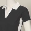 Ladies Summer Polo Golf Shirt - Black/White