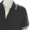 Ladies Trendsetter Golf Shirt - Black/Natural