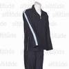 Mens Athletic Top Tracksuit - Navy/Sky