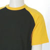 Raglan-T T-Shirt - Black/Yellow
