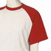 Raglan-T T-Shirt - White/Red