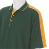 Spring Polo Golf Shirt - Green/Gold