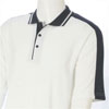 Summer Polo Golf Shirt - White/Navy