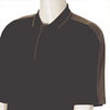 Summer Polo Golf Shirt - Black/Stone