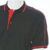 Trendsetter Golf Shirt - Black/Red