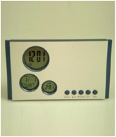 Time, Calender & Thermometer Alarm Desk Clock