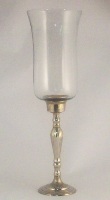 Silver Hurrican Lamp - 26cm