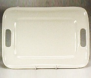 Rectangular serving Tray White - 36cm