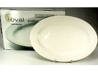 White Oval Platter 26 * 36cm