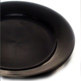 Round Black Platter - 41cm Diameter