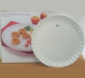 White Round Platter 30.5 * 30.5 * 3cm