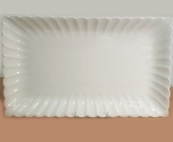 White Rectangular Platter 39.5 * 23.5 * 4cm