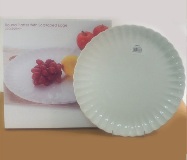 White Round Platter 30.5 * 30.5 * 2.8cm