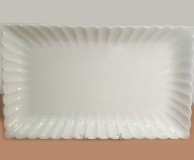 White Rectangular Platter 45 * 27 * 4.5cm