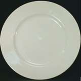White Dinner Plate - 26cm Diameter