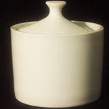Pack 12 White Sugar Bowl with Lid - 300ml