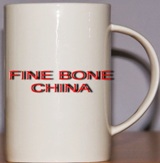 Bone China White Coffee Mug