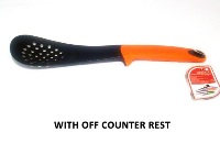Eetrite Designer Tools - Orange Slotted Spoon 31cm