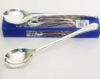 Silver Plated Salad Servers - 23.5cm