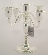 Silver Plated Candles Holder - 20cm
