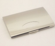Credit / Business Card Case - Oval Cut Out