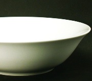 White Rice Bowl Shallow 16cm - Just White