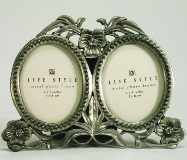 Double Picture Photo Frame - 8 cm